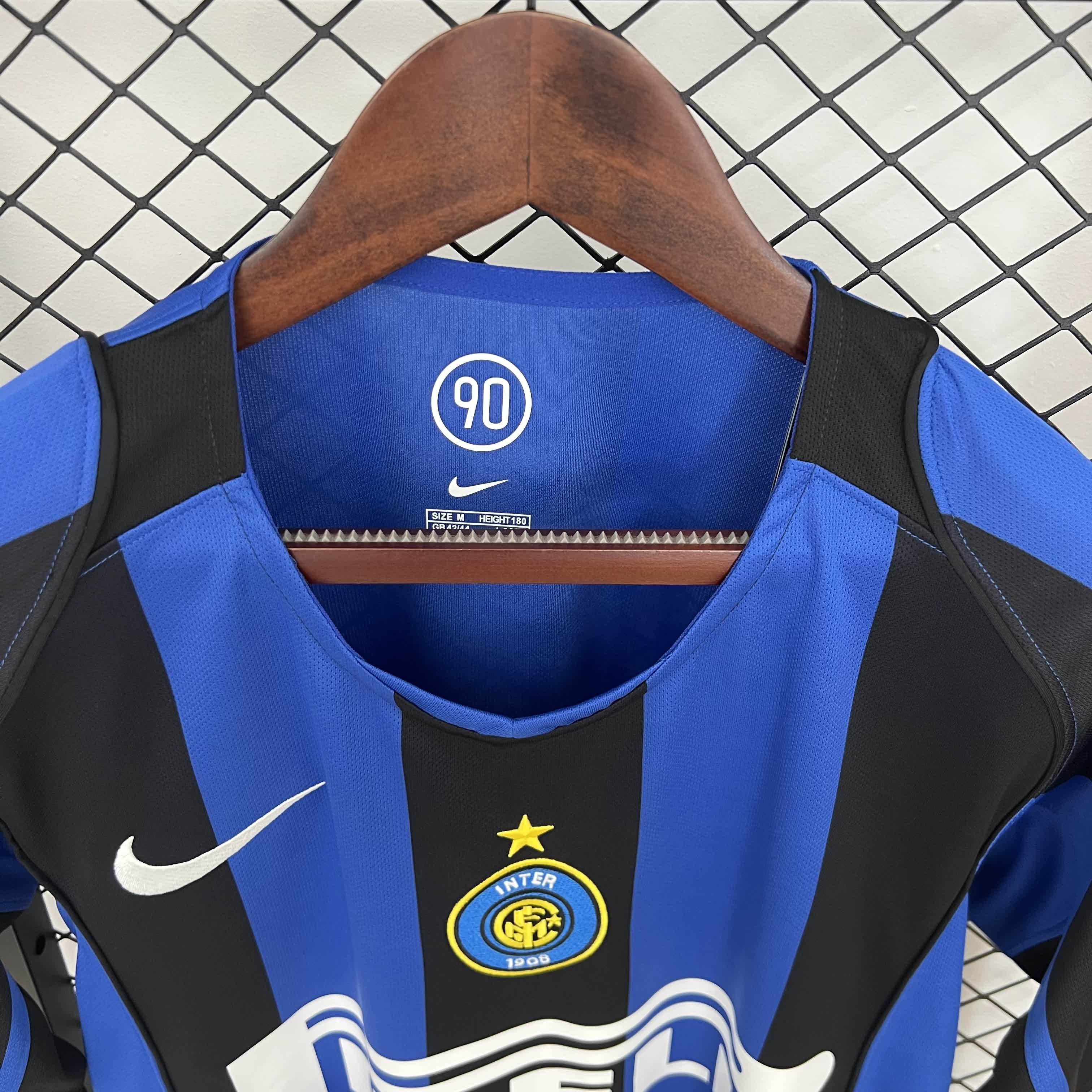 CAMISETA RETRO INTER MILAN LOCAL-ADRIANO TEMPORADA 2005-06