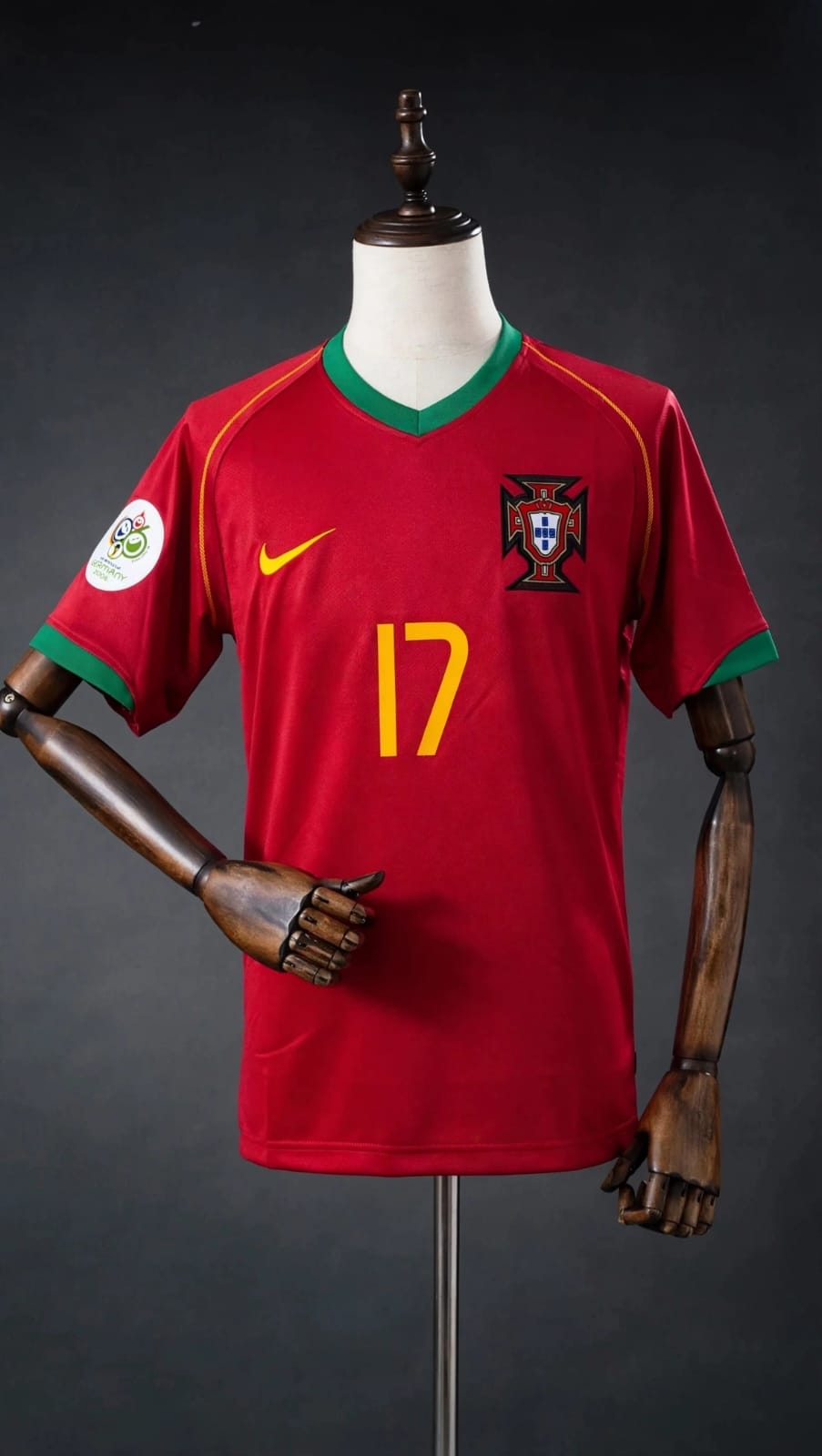 CAMISETA RETRO CRISTIANO RONALDO-PORTUGAL 2006