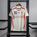 CAMISETA ZIDANE FRANCIA COPA MUNDO 2006-RETRO BLANCA