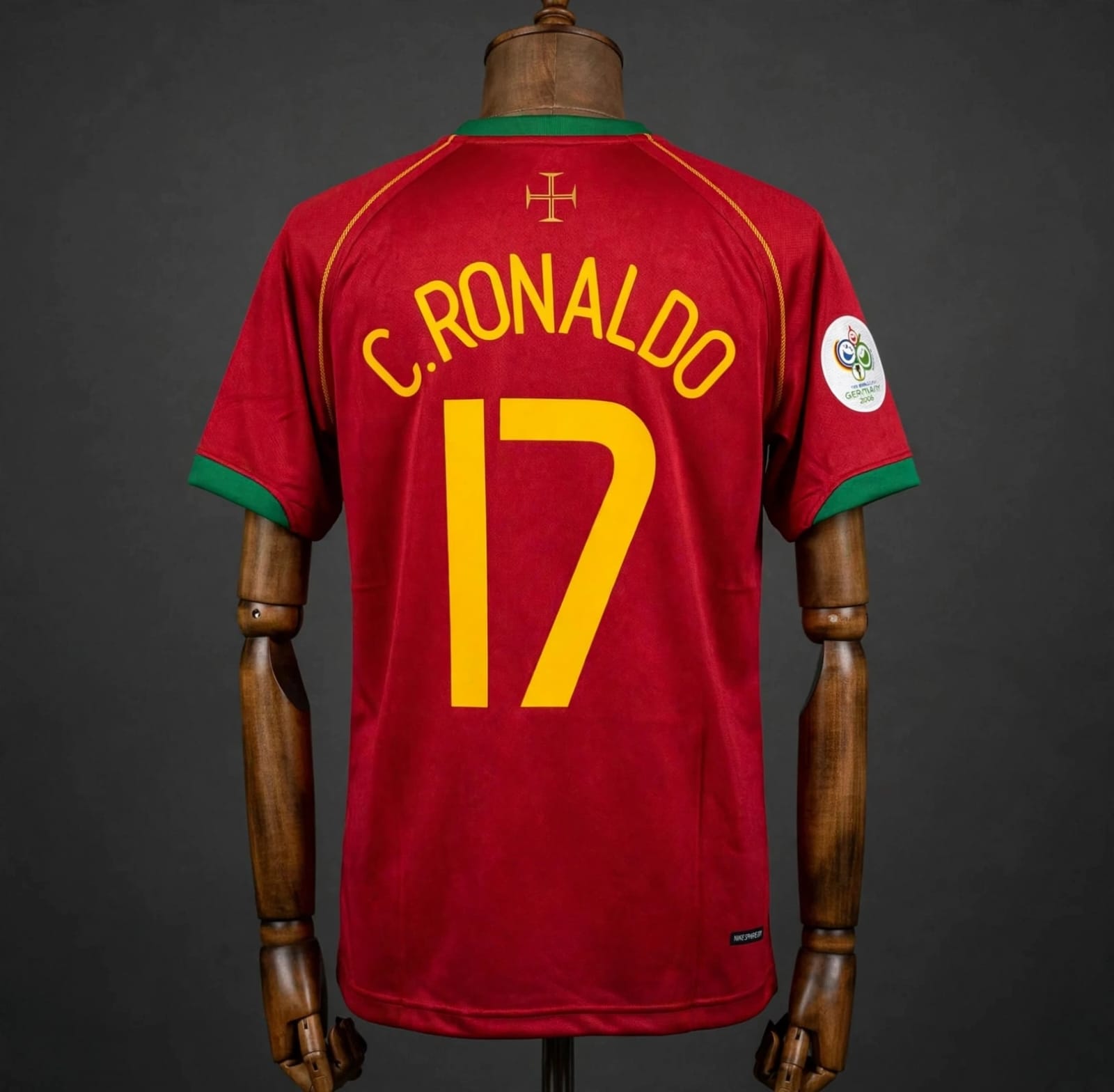 CAMISETA RETRO CRISTIANO RONALDO-PORTUGAL 2006